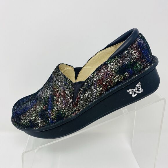 Alegria Classic Clogs Deb US 7 Comfort Shoes Multicolor Primary Impression Work - Picture 3 of 16